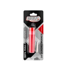Refil Pincel Marcador Quadro Branco Reabastecedor + Ponta Extra Brw Vermelho