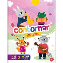 Cartilha De Atividades Contornar Aprender E Brincar 16 Folhas Tilibra