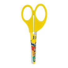 Tesoura Escolar Minions Lâmina Decorada 13cm Tris Amarelo
