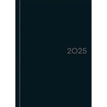 Agenda Executiva Costurada Capa Dura Milano 2025 - Preta - 12,3x16,6cm - Tilibra