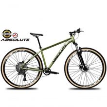 Bicicleta Aro 29 Nero 5 Peças Inteira Absolute 12v Garfo Com Trava K7 11-52d Freio Hidráulico oliva Tam: 21