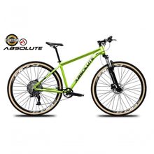 Bicicleta Aro 29 Nero 5 Peças Inteira Absolute 12v Hidráulica Hollowtech Garfo Trava No Guidão Verde Tam: 15