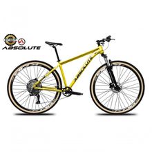 Bicicleta Aro 29 Nero 5 Peças Inteira Absolute 12v Garfo Com Trava K7 11-52d Freio Hidráulico amarelo Tam: 21