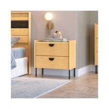 Mesa De Cabeceira Itália 2g Itaúba âmbar/bp Reali Itaúba âmbar