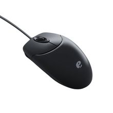 Mouse Óptico com Fio Para Computador - Preta