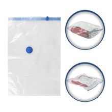 Kit 06 Saco Organizador a Vácuo Transparente M 60cmx80cm