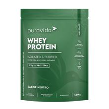 Whey Protein Isolado Neutro Puravida 450g