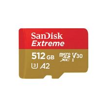Cartao de Memoria SanDisk Extreme 512GB 4K UHD SDSQXAV-512G-GN6MA