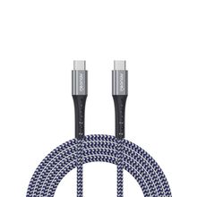 Cabo USB-C 2m 5A 100W Geonav Azul Reforcado