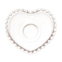 Xícara de Café com Pires Lyor Coração de Cristal 80ml