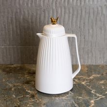 Garrafa Térmica de Plástico Dove Branca 1L