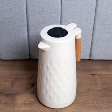 Garrafa Térmica Lyor New Diamond de Plástico Branca 1L