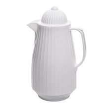 Garrafa Térmica Lyor Mini Bambu de Plástico Branca 400ml