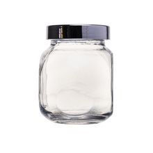 3 Porta Temperos Lyor de Vidro com Tampa Plástica Prata 200m