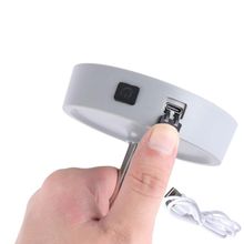 Luminária de Mesa Led Usb Touch Retrátil Lyor Luna Cinza