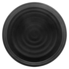 Prato Raso Lyor Tóquio de Melamina Preto 25,5cm