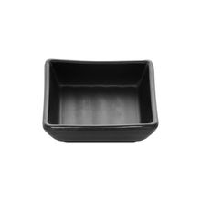 Porta Shoyu Lyor Tóquio de Melamina Quadrado Preto 7cm x 7cm