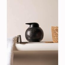 Porta Sabonete Líquido Wolff Granada de Cerâmica Preto