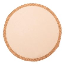 Lugar Americano com Borda de Juta Wolff 38cm Off White PVC