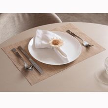 Lugar Americano Wolff Weave 30cm x 45cm Marrom PVC