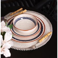 Lugar Americano Lamour Wolff 36cm Bege Poliéster