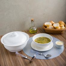 Lugar Americano Roma 38cm Prata Plástico