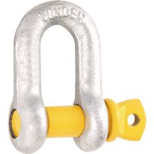 "Manilha p/ cabo de aço 1/2"" reta pesado galv Vonder Plus"