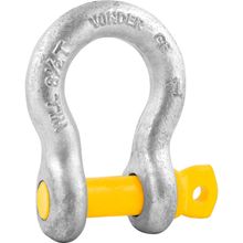 "Manilha p/ cabo de aço 5/16"" curva pesado galv Vonder Plus"