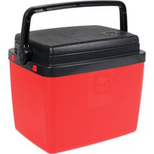 Caixa Térmica Bel 6 Litros Vermelha e Preta Térmico e Trava