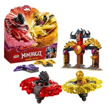 BATALHA DE SPINJITZU DE DRAGÃO LEGO NINJAGO 186 PEÇAS 71826
