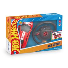 Carrinho de controle remoto Hot Wheels 1:24 Vermelho Multikids - BR2471OUT [Remanufaturado] BR2471OUT