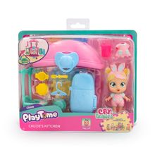 Boneca Cry Babies Playtime Cozinha Da Chloe Multikids - BR2465OUT [Remanufaturado] BR2465OUT