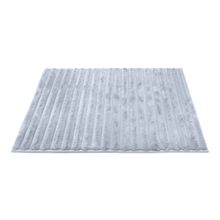 Tapete Buettner Microfibra 100% Poliéster Antiderrapante Soleido 50x70cm Chumbo