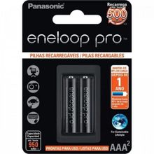 Pilha Recarregável 1,2V AAA 950mAh Eneloop Pro (Com2 Pilhas) PanasonicCAR / 2