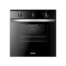 Forno Elétrico de Embutir Consul 84L COB84BE Porta Removível Timer Autodesligamento Luz Interna Preto