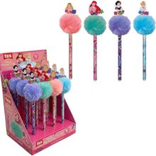 CANETA GEL PRINCESAS DISNEY POMPOM - PONTA FINA 0,7MM - TRIS