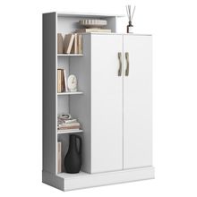 Multiuso Sapateira 2 Portas 91 Cm Florenca Branco Armoveis Branco