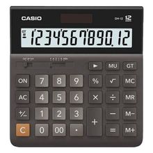 Calculadora Casio Dh-12-bk-w-dp 12 Digitos - Cinza / Preto