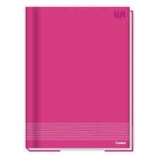 Caderno Brochura Capa Dura Universitário Lift 96 Folhas Credeal Rosa