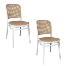 Cadeira De Jantar Roma Para Sala E Cozinha Branco 2