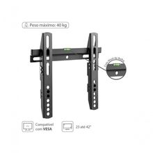 Suporte Para Tv Led Lcd Fixo 23'' A 42'' Com Nivel De Bolha - Stf100