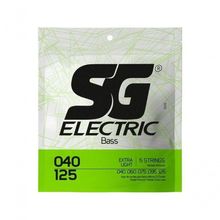 Encordoamento Para Contrabaixo 5 Cordas .040 Extra Leve Sg