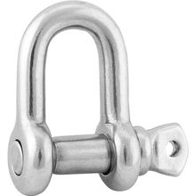 Manilha P/ Cabo Aço 1/4 Reta Inox Pesado Galv Vonder Plus