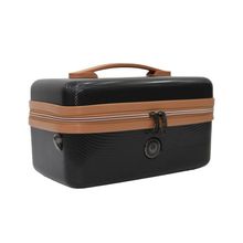 Frasqueira De Viagem Necessaire Baú Porta Jóias E Maquiagem - Havana - Intract Cor Preto