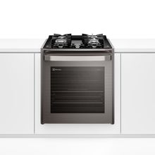 Fogão de Embutir Electrolux Experience com Mesa Vidro e Grill Cinza - FE4EG