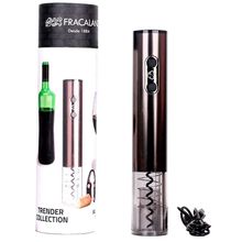 Saca-Rolhas Elétrico Fracalanza Trender com USB e Corta Lacre - Preto