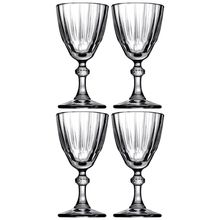 Conjunto de Taças Para Licor Pasabahce Diamond em Vidro Transparente 50ml - 4 Peças