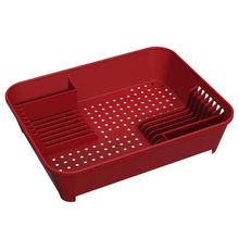 Escorredor de Louças Coza Basic em Polipropileno 10848/0465 – Vermelho