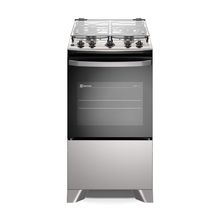 Fogão 4 bocas Electrolux Cinza Efficient Mesa Inox, PerfectCook e VaporBake® (FE4IG)