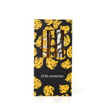 Kit trio canetas anota ai Farm Bossa Banana feminino preto